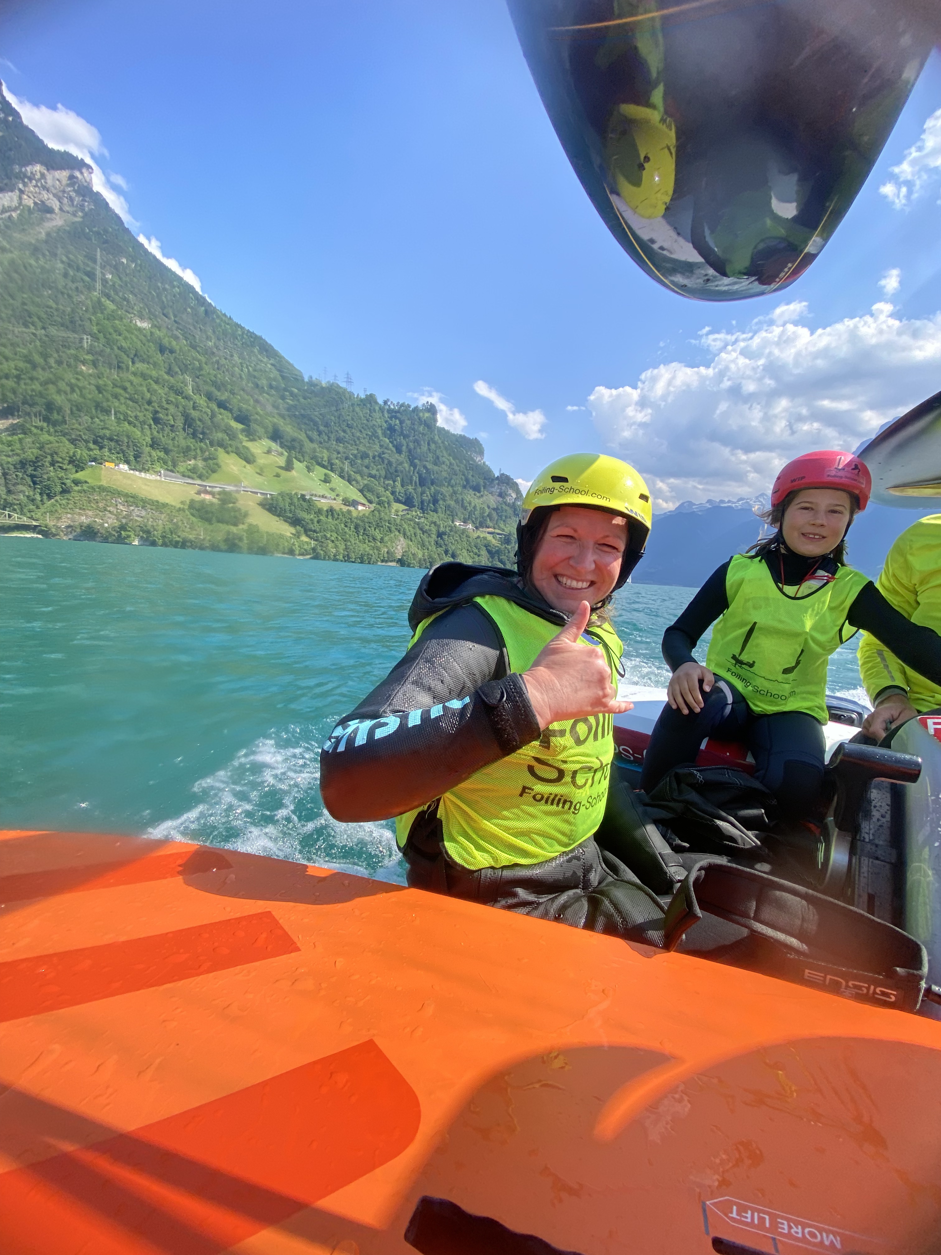 Wingfoilen lernen in Kleingruppen